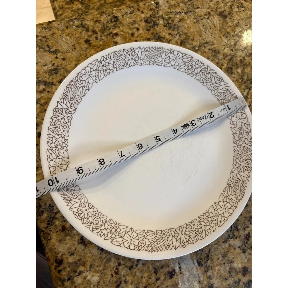 Corelle Autumn Stitch Dinner Plate 10.25